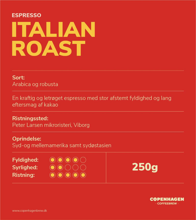 Espresso Italian Roast - Copenhagen Brew